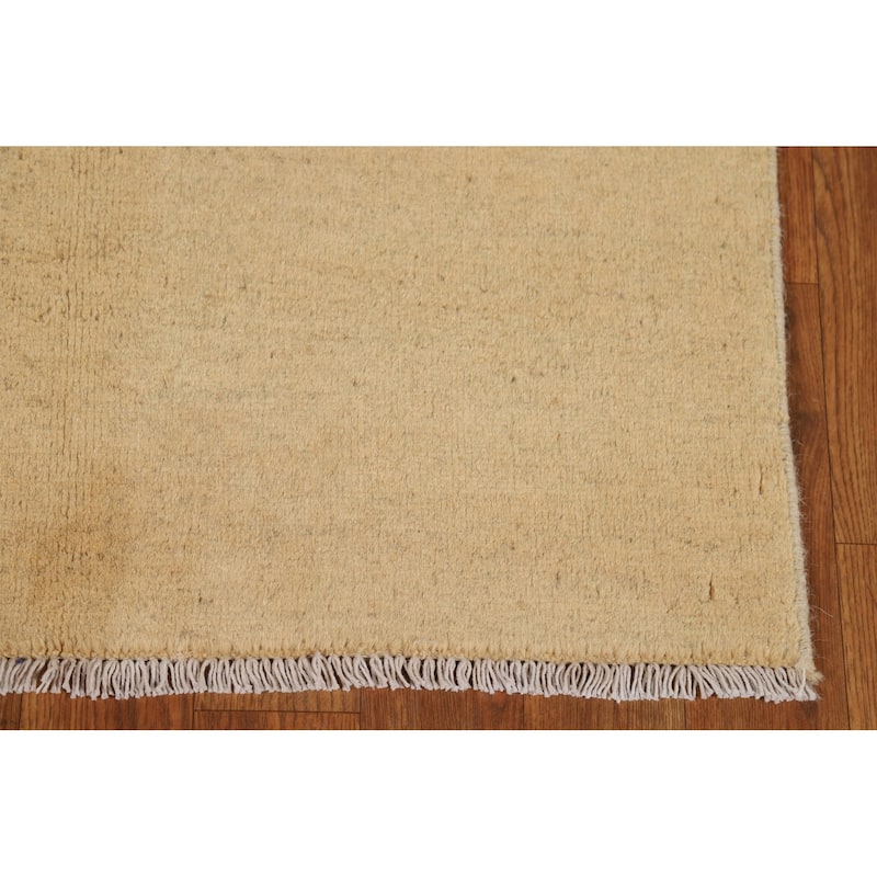 Modern Gabbeh Oriental Foyer Rug Handmade Wool Carpet - 2'7"x 3'10"