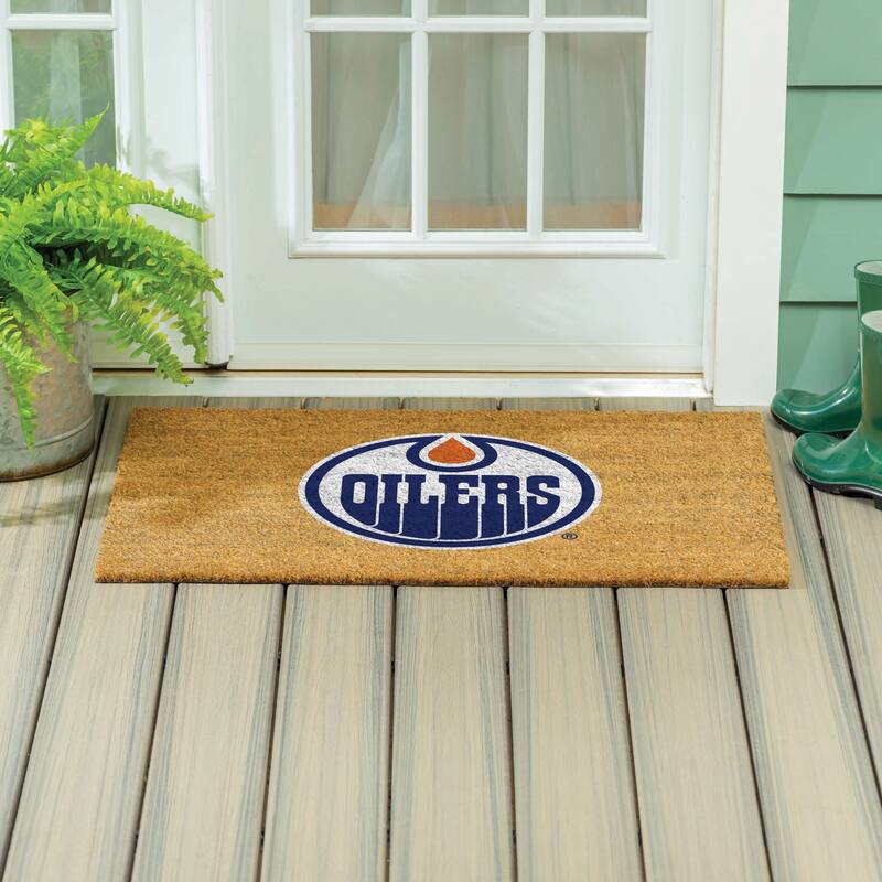 Edmonton Oilers Full Color Indoor/Outdoor Coir Mat