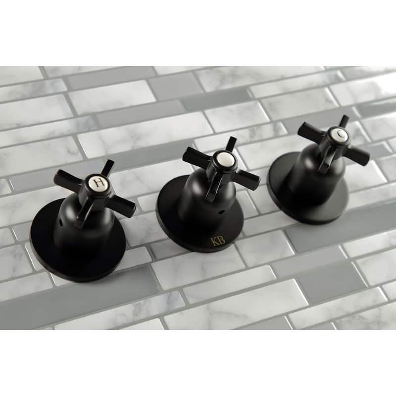 Millennium Three-Handle Tub and Shower Faucet