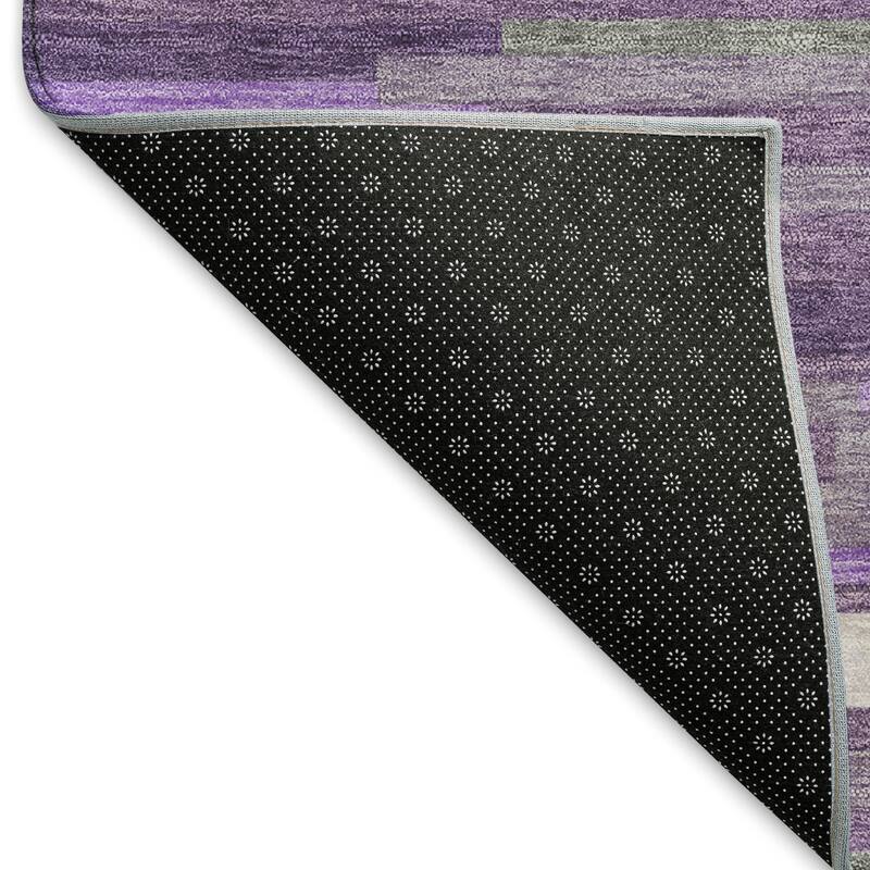 Premium Washable Super Soft Geo Stripes Mayfield Rug