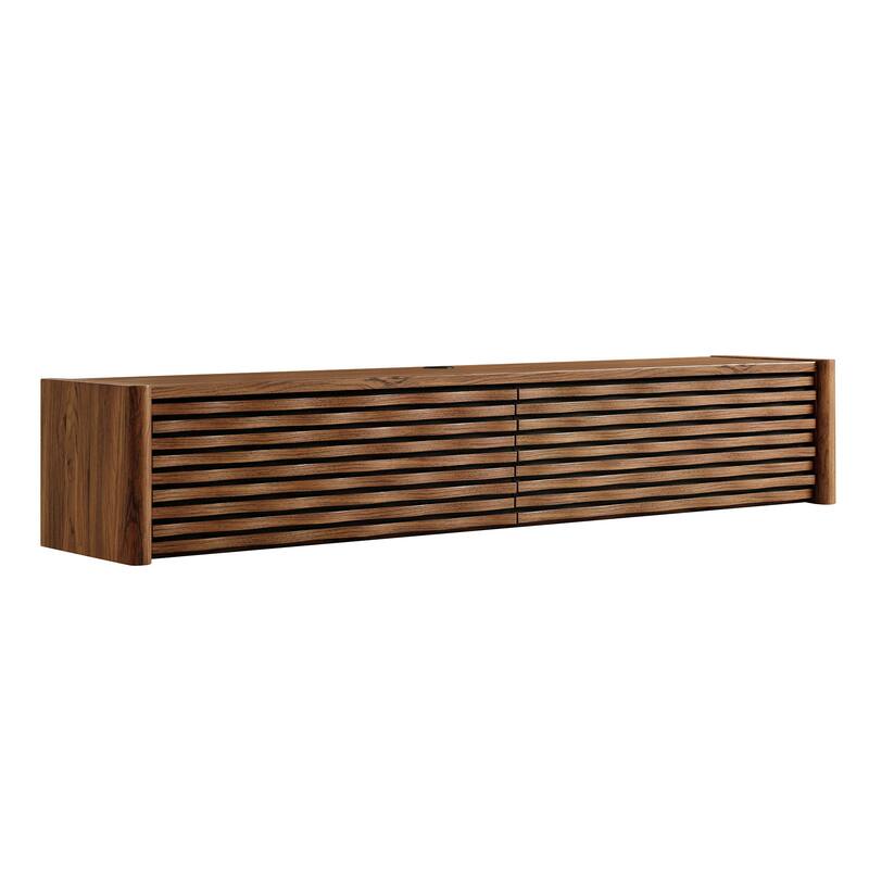Emric Wave 71" Wall-Mounted TV Cabinet