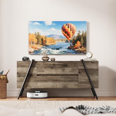 47 Inch Modern Entertainment Center TV Stand, Media Console for Living Room, Bedroom, Office - N/A