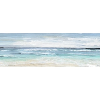 'Crashing Ocean Waves' Painting Print on Wrapped Canvas