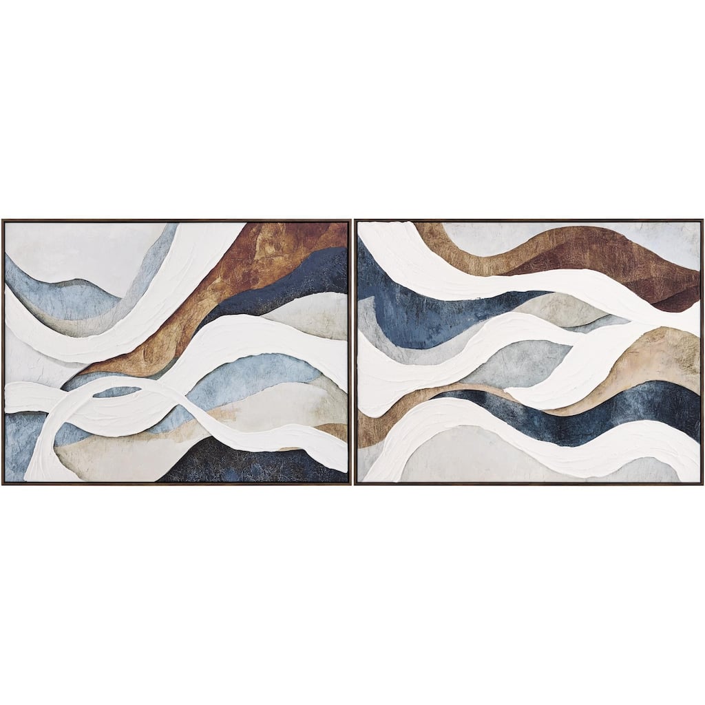 Livabliss Praya Modern Framed Art Set of 2