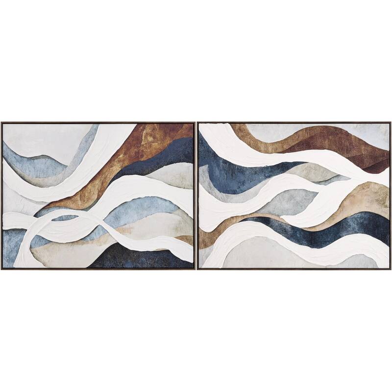 Livabliss Praya Modern Framed Art Set of 2