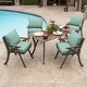 preview thumbnail 26 of 46, Arden Selections Leala Texture 21-inch Square Patio Chair Cushion Set