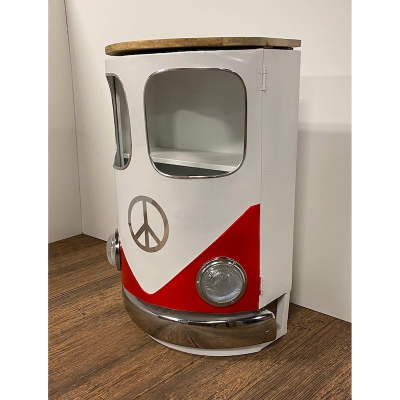 Peace Out Retro Nightstand