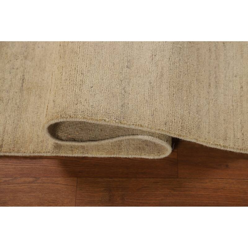 Modern Gabbeh Oriental Runner Rug Handmade Wool Carpet - 3'3"x 6'6"