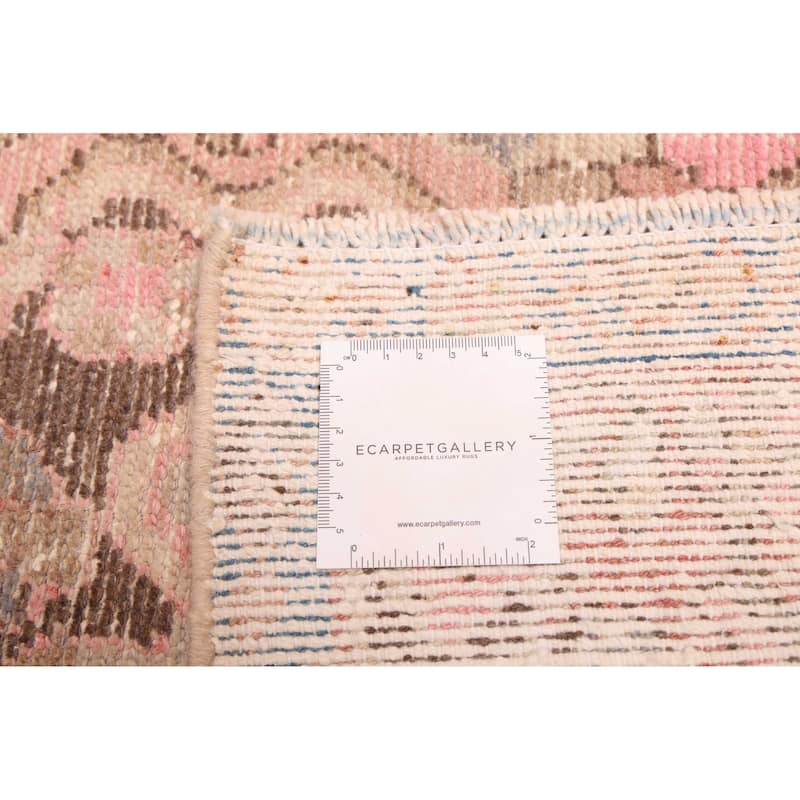 ECARPETGALLERY Hand-knotted Antalya Vintage Dark Brown Wool Rug - 4'5 x 6'9