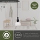 preview thumbnail 5 of 14, Beloit Farmhouse Kitchen Island Mini Pendant Ceiling Light Clear Seeded Glass