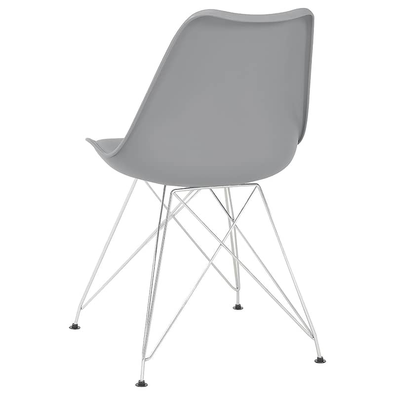 Juniper Grey Polypropylene Dining Side Chair (Set of 2)