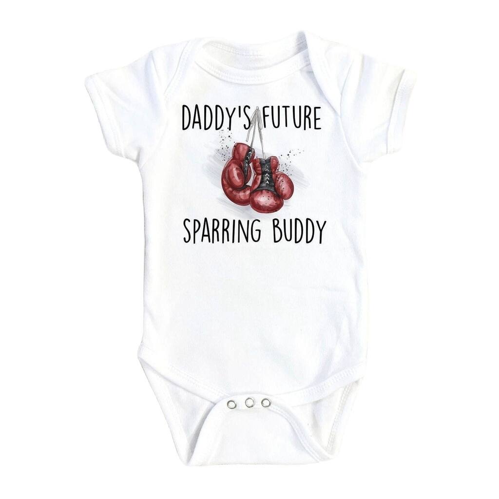 Boxing Sparring 3 - Baby Boy Girl Clothes Infant Bodysuit Funny Cute Newborn