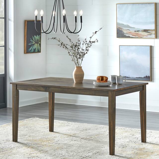 Simple Living Olin Modern Farmhouse Dining Table - Brown