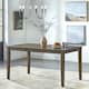 Simple Living Olin Modern Farmhouse Dining Table - Brown