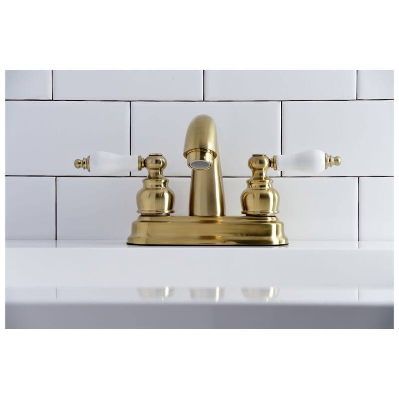 Kingston Brass Restoration 1.2 GPM Centerset Bathroom Faucet with