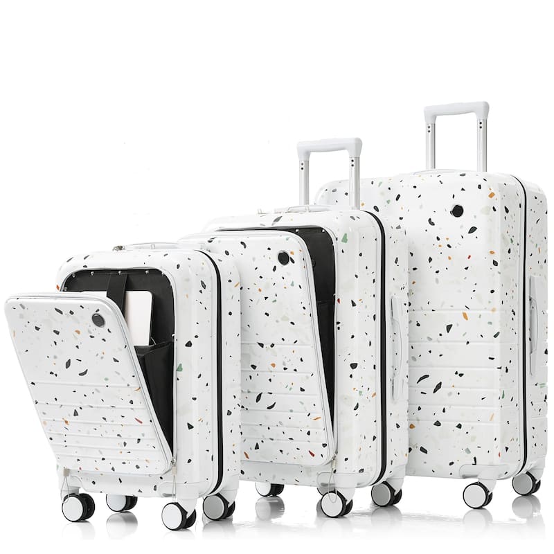 Luggage Set of 3, 20, 24, 28inch with USB Port