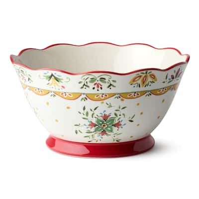 Certified International Provence Deep Bowl 10.5" x 5.5",132 oz. - 10.5'' W x 10.5'' D x 5.5'' H
