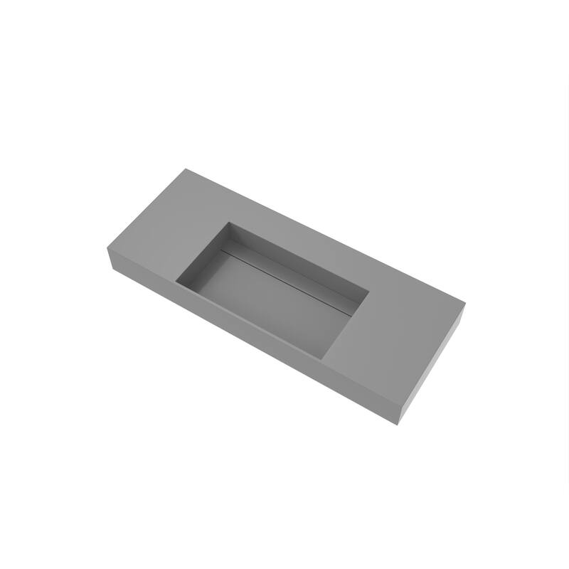 Juniper Stone Solid Surface Wall-mounted Vessel Sink