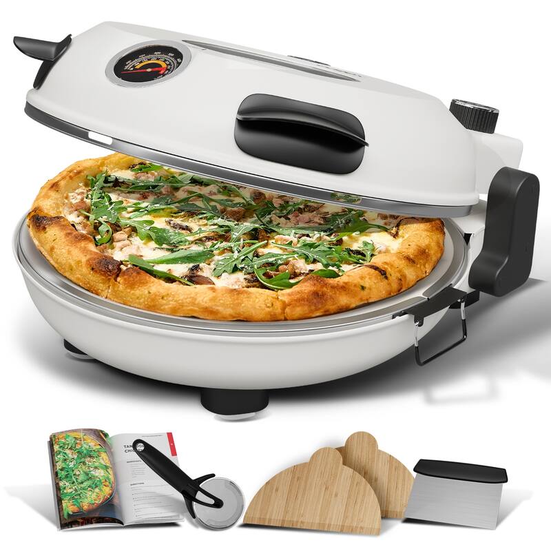 Emperyan Electric Pizza Oven - 9'6" x 13' - Cream - 1 Piece