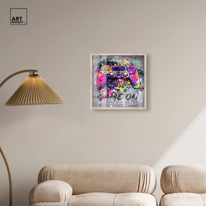 Game On Shadowbox by Art Remedy
