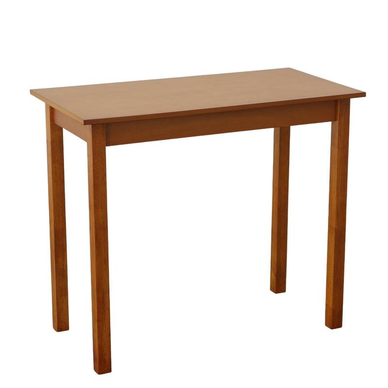 Rectangular Rubberwood Pub Bar Table - 42" - Walnut Brown