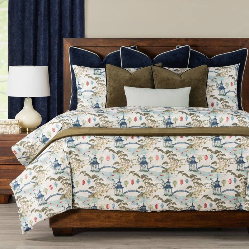 Siscovers Tranquil Japanese Garden Print Duvet Set