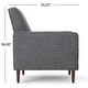 preview thumbnail 36 of 79, Mervynn Mid-Century Modern Button Tufted Fabric Recliner by Christopher Knight Home