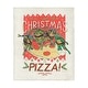 preview thumbnail 2 of 16, Nickelodeon Teenage Mutant Ninja Turtles Christmas Silk Touch Throw Blanket 50x60 inches - Pizza For Christmas