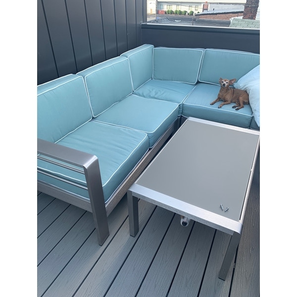 Tirana corner patio online lounge set