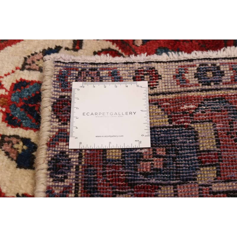 ECARPETGALLERY Hand-knotted Kayseri Red Wool Rug - 5'1 x 10'1