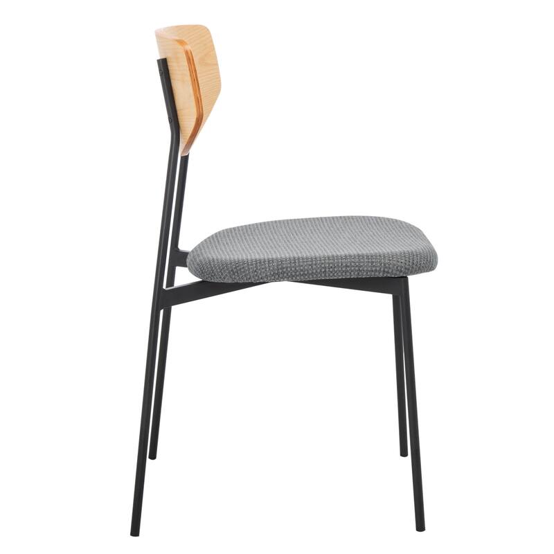 SAFAVIEH Noemie Mid-Century Dining Chair (Set of 2) - 20" W x 18.8" L x 32.5" H - 20Wx19Dx33H
