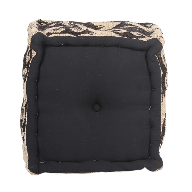 HERAT ORIENTAL Handmade Indo Upholstered Pouf