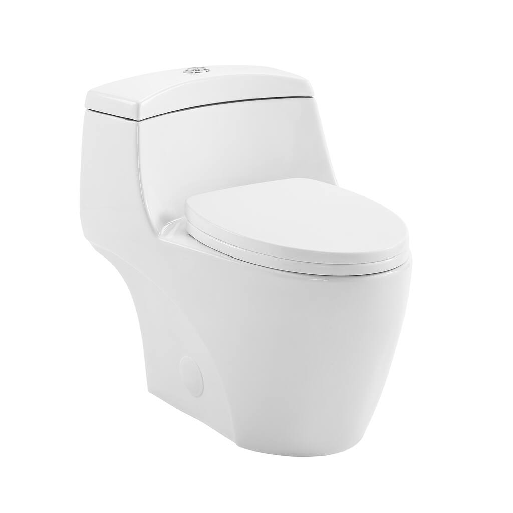 Capri One-Piece Elongated Toilet Dual-Flush 1.1/1.6 Gpf - 28.95" x 20.1" 26.75"