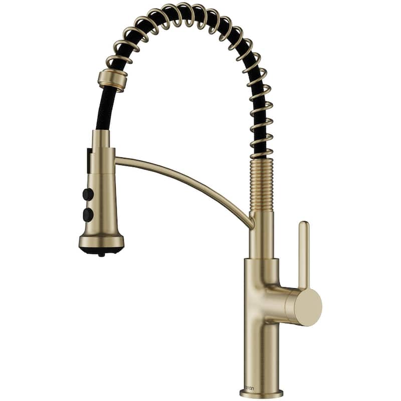 Karran USA KKF740 Scottsdale 1.8 GPM Single Hole Pull Down Kitchen - Spot-Free Champagne Bronze