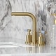 preview thumbnail 21 of 34, Kingston Brass Synchronous Two-Handle 3-Hole Deck Mount Widespread Bathroom Faucet with Brass Pop-Up Drain