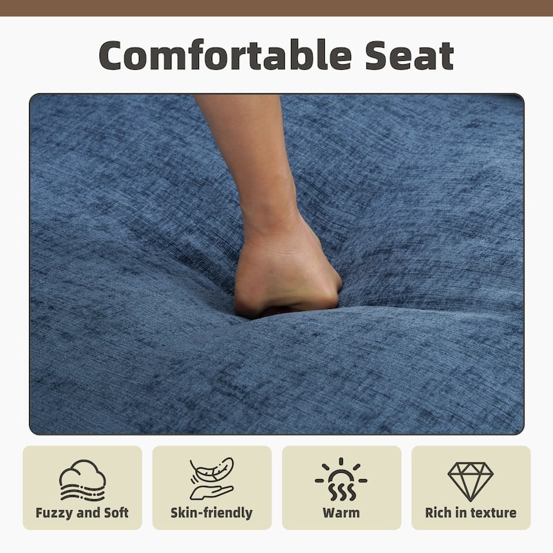 Cloud Chenille Upholstered Modular Sectional Sofa