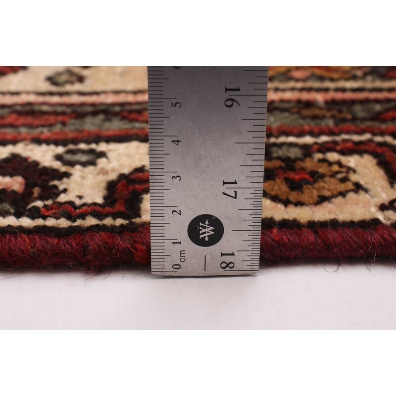 ECARPETGALLERY Hand-knotted Andelz Red Wool Rug - 3'1 x 9'6