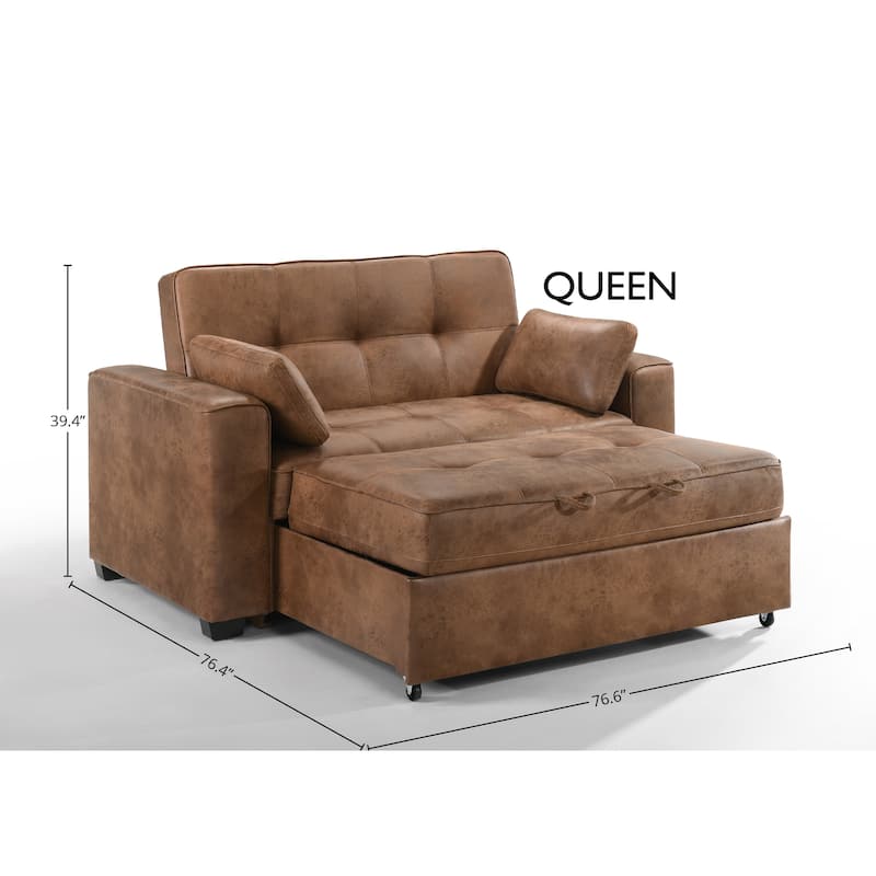 Brooklyn Sofa Sleeper - Cognac