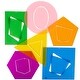 preview thumbnail 1 of 7, TickiT Jumbo Regular and Irregular Shapes Multi - Math - Kids
