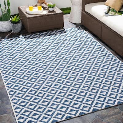 Livabliss Eagean Modern Indoor/Outdoor Area Rug