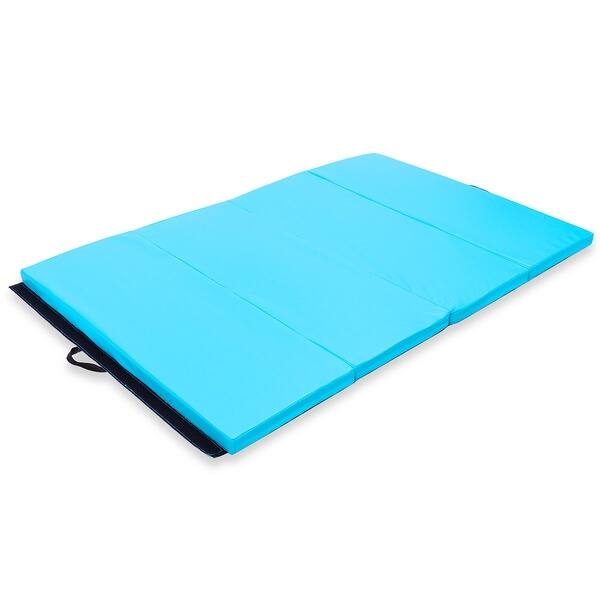 Shop Costway 4 X6 X2 Gymnastics Mat Pu Thick Folding Panel Gym