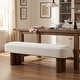preview thumbnail 6 of 68, Christopher Knight Home - Modern Upholstered Dining Bench with Padded Seating