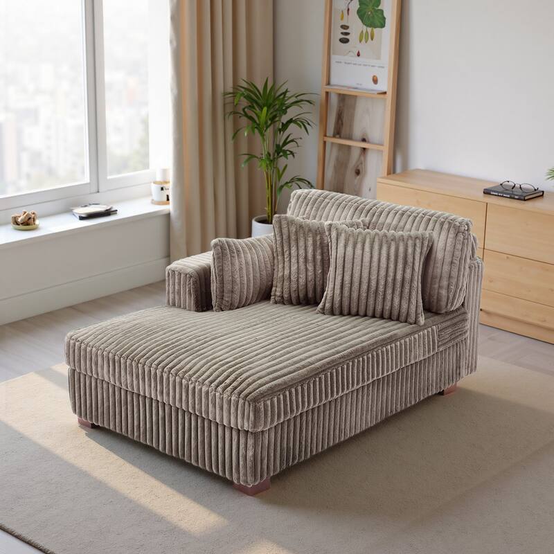 DREAMSIDEA Modern Oversized Chaise Lounge Sofa for Living Room