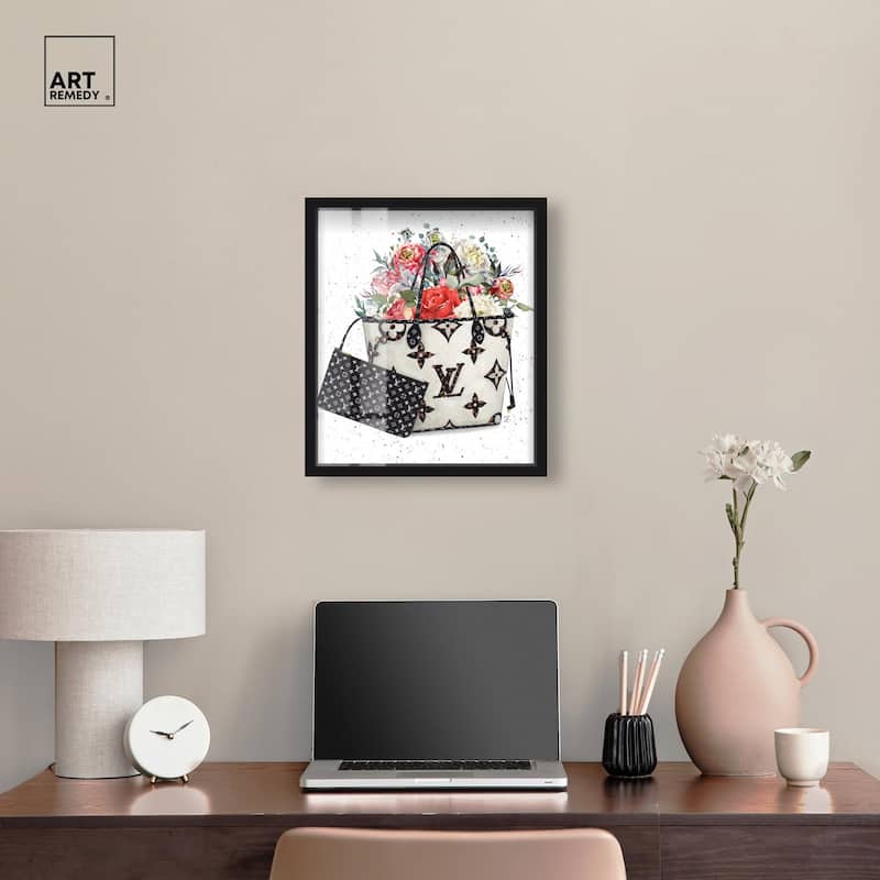 Floral Summer Bag Shadowbox by Art Remedy