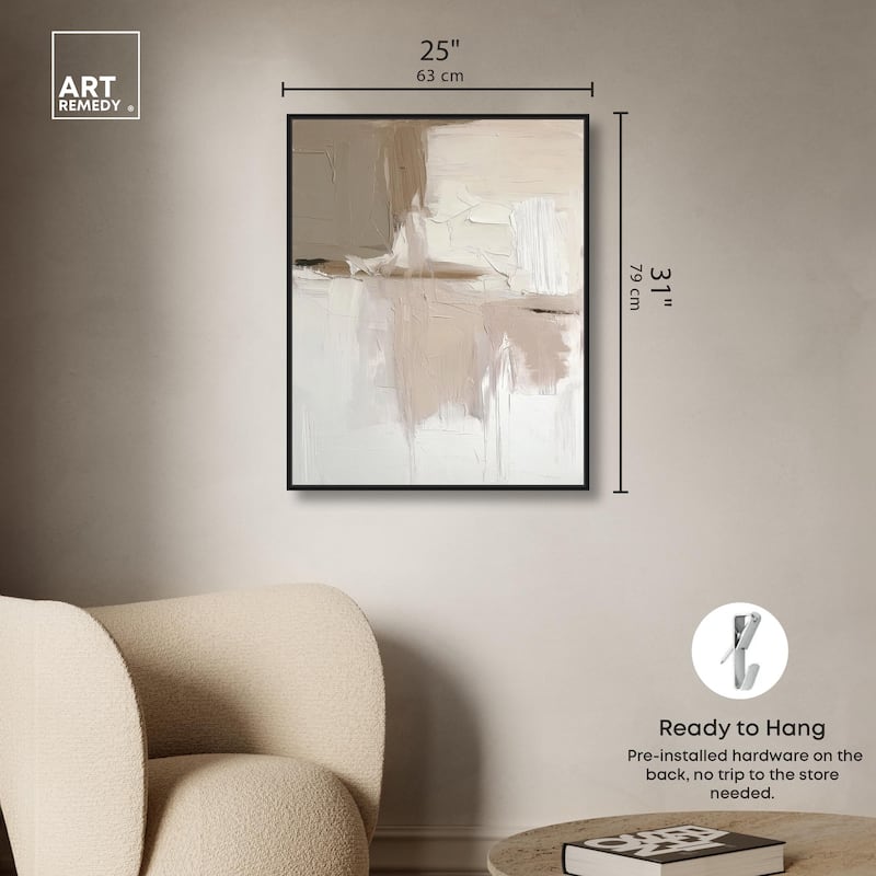Gentle Strokes of Nature II Canvas by Art Remedy