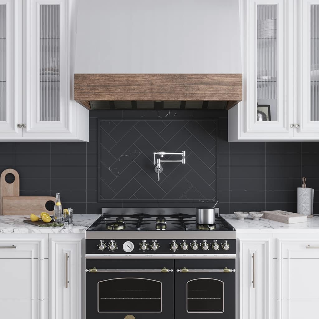 Apollo tile 4 x 12 Grandis Honed Eastern Black Marble Tile (5 sq ft/case) - 15 Pack