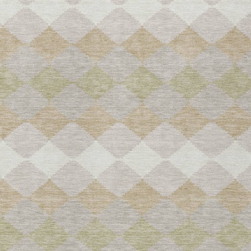 HomeRoots Geometric Transitional Rectangle Outdoor Rug