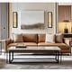 preview thumbnail 13 of 34, KAYLA 1-Light Gold LED Wall Sconce, Natural Alabaster Wall Sconce,Outdoor Sconce Rectangular Bedside Wall Lighting