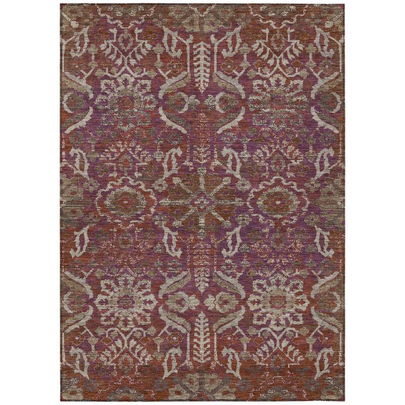 Machine Washable Indoor/ Outdoor Global Firestone Chantille Rug