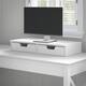 Key West Desktop Organizer with Drawers by Bush Furniture - Pure White Oak